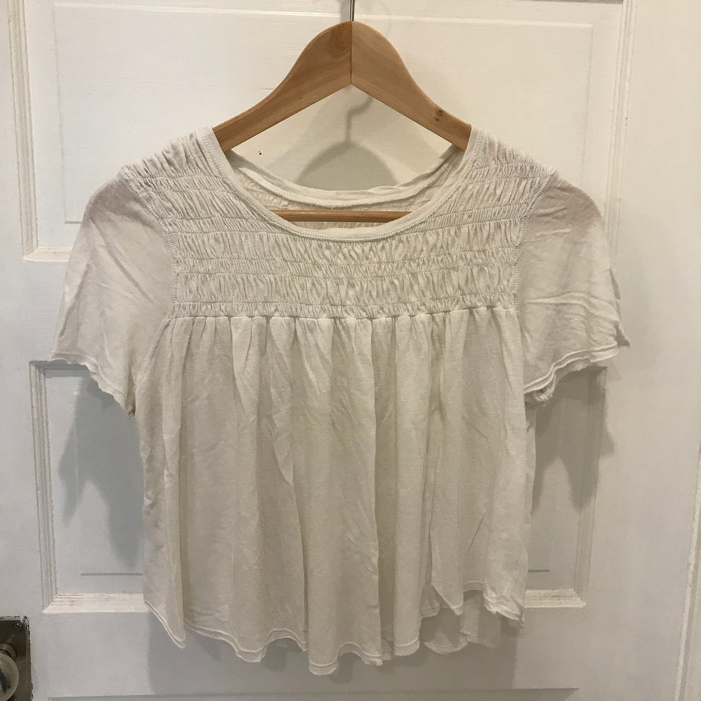 FREE PEOPLE smocked crop too